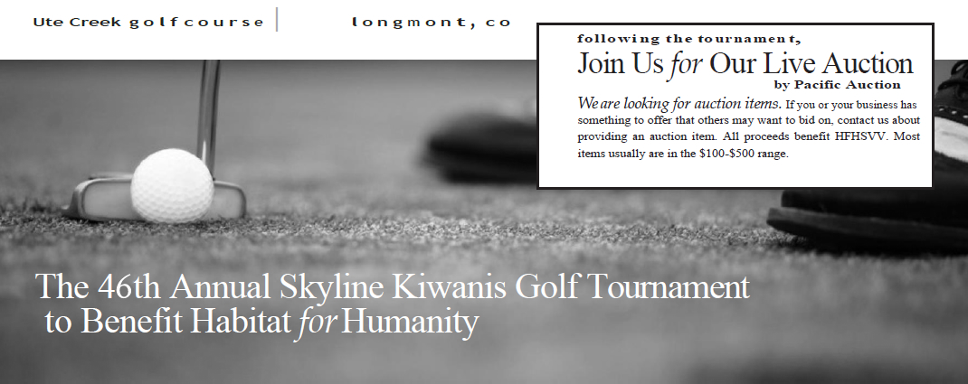 Skyline Kiwanis & Habitat for Humanity Golf Tournament 2024